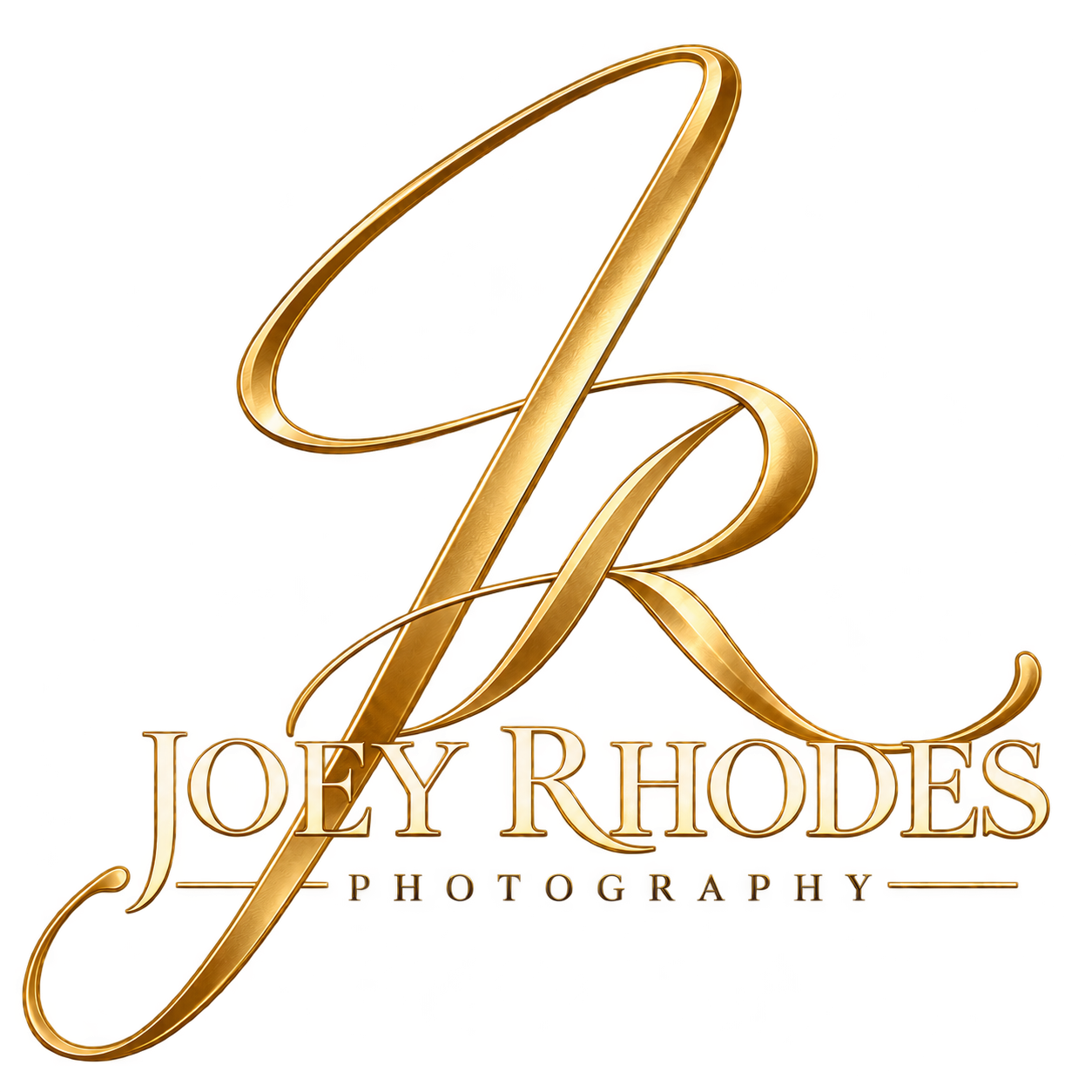 Joey Rhodes Photography gold logo
